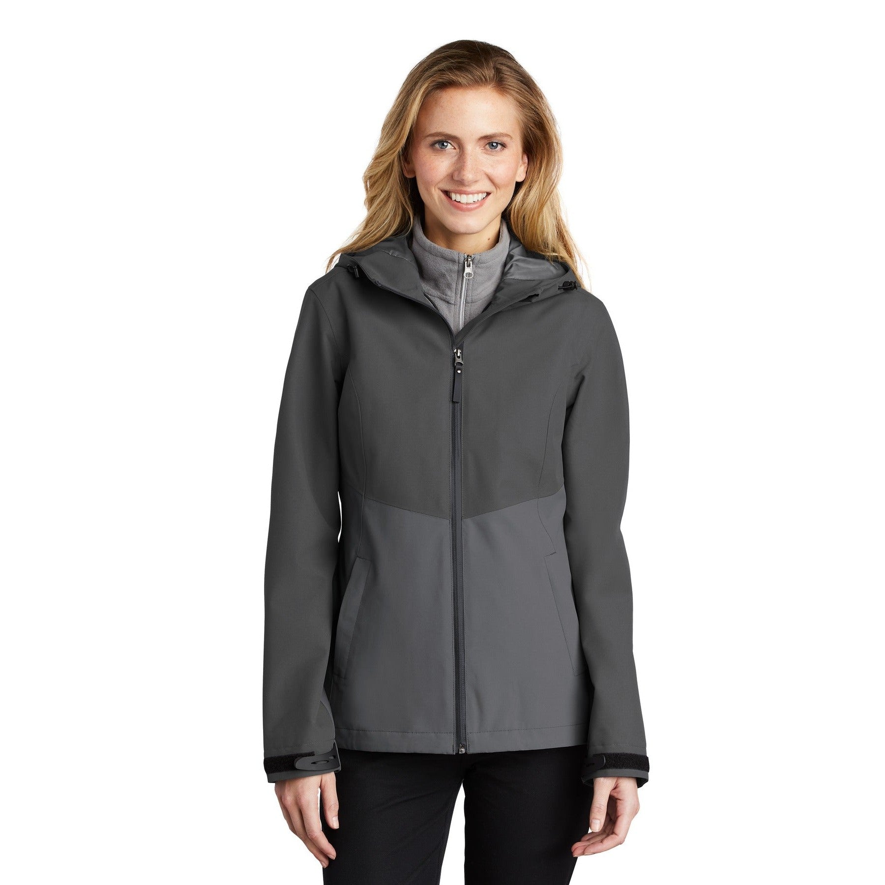Port Authority-Port Authority ® Women's Tech Rain Jacket L406-MedTech-2